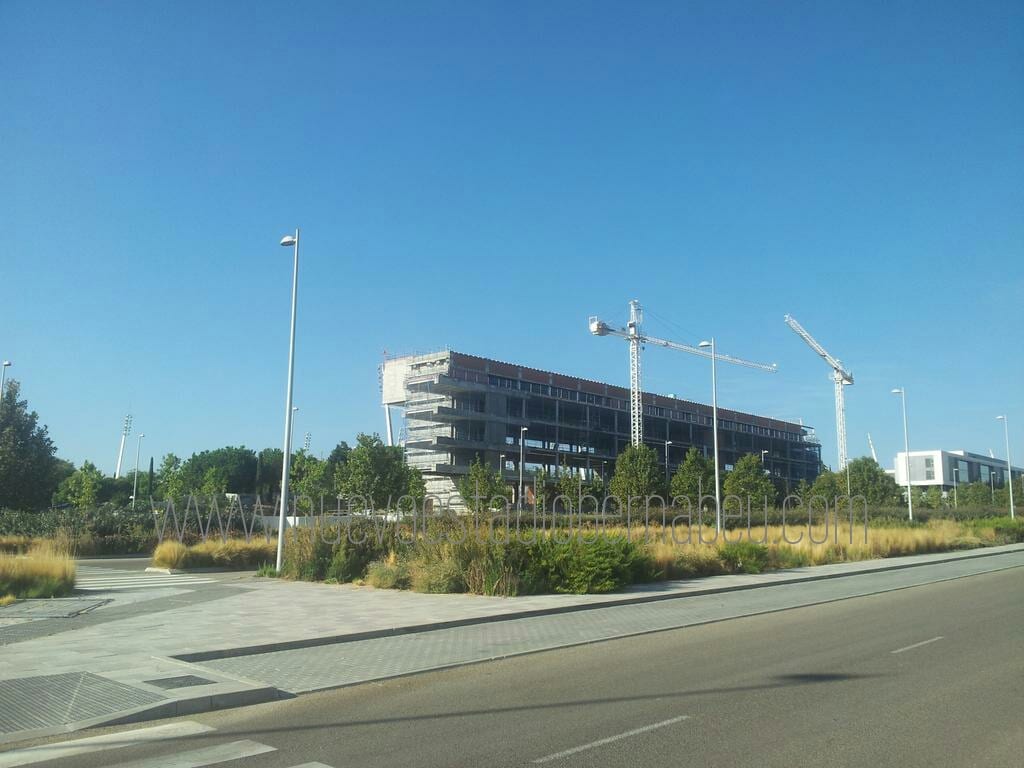 Obras septiembre cuartel general ciudad Real Madrid
